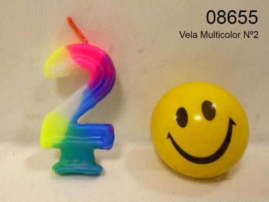 Imagen de VELA MULTICOLOR Nº2 4.25
